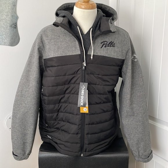 Dri Duck Other - DRI DUCK - Pinnacle Soft Shell Puffer Jacket (W/BLACK EMBROIDERED PELLA LOGO)